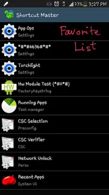 Shortcut Master (Lite) android App screenshot 7